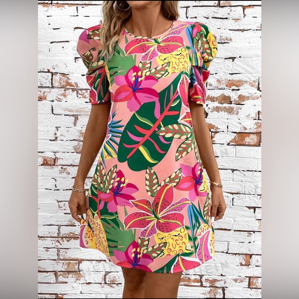 Tropical Summer Dress